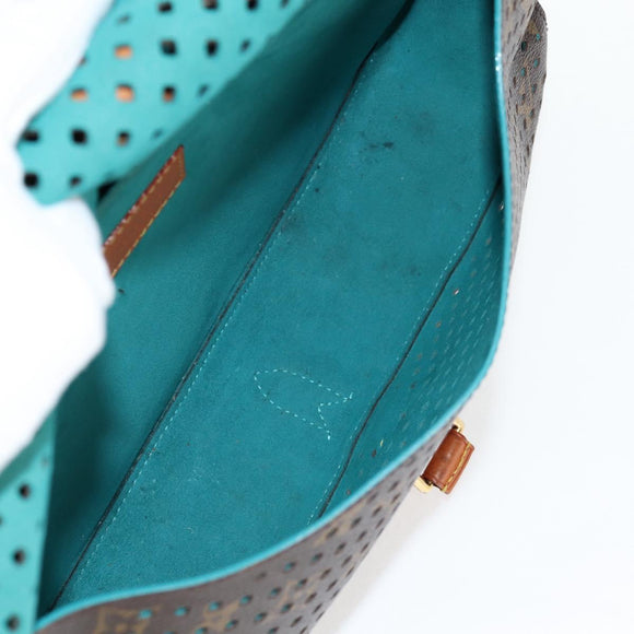 LOUIS VUITTON Monogram Perfo Saumur 30 Shoulder Bag M93998 LV Auth BA1291A