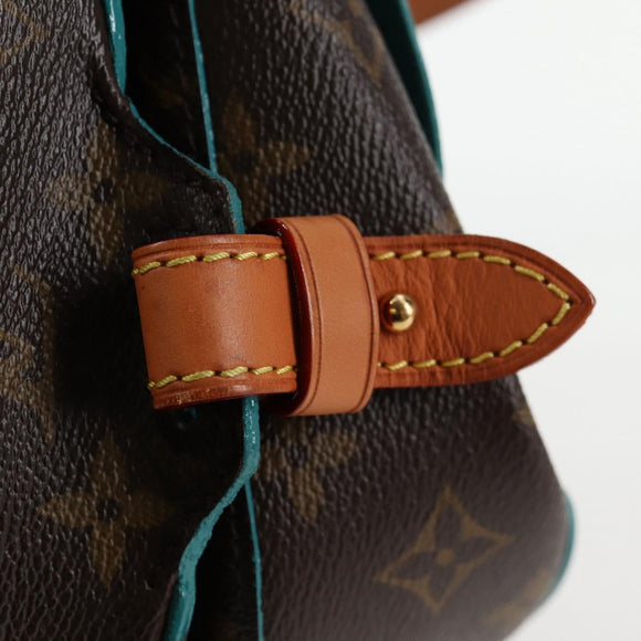 LOUIS VUITTON Monogram Perfo Saumur 30 Shoulder Bag M93998 LV Auth BA1291A