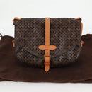 LOUIS VUITTON Monogram Perfo Saumur 30 Shoulder Bag M93998 LV Auth BA1291A-34