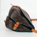 LOUIS VUITTON Monogram Perfo Saumur 30 Shoulder Bag M93998 LV Auth BA1291SAV-4