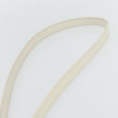 BURBERRY Nova Check Shoulder Bag Canvas Ivory Silver Auth BA12921-8