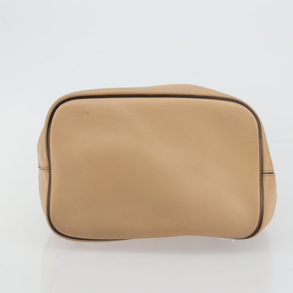 Chloe Fay Backpack Suede Beige Gold Auth BA12922