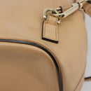 Chloe Fay Backpack Suede Beige Gold Auth BA12922-14