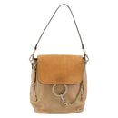 Chloe Fay Backpack Suede Beige Gold Auth BA12922-2