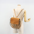 Chloe Fay Backpack Suede Beige Gold Auth BA12922-26
