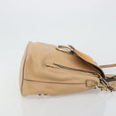 Chloe Fay Backpack Suede Beige Gold Auth BA12922-4