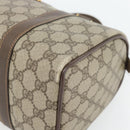 GUCCI GG Supreme Web Sherry Line Bag PVC Beige Gold 40 02 006 Auth BA12926-9
