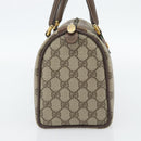 GUCCI GG Supreme Web Sherry Line Bag PVC Beige Gold 40 02 006 Auth BA12926-3