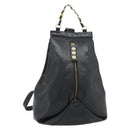 Gianni Versace Rucksack Leder Schwarz Gold Authentisch BA12927-1