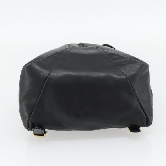 Gianni Versace Rucksack Leder Schwarz Gold Authentisch BA12927