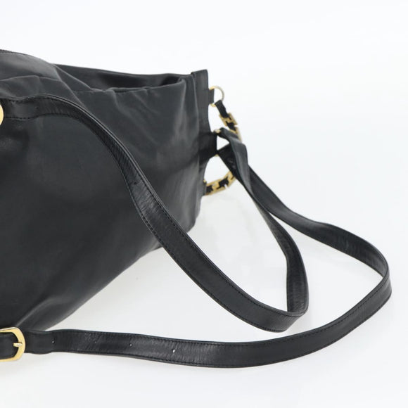 Gianni Versace Rucksack Leder Schwarz Gold Authentisch BA12927