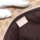 GUCCI GG Canvas Sherry Line Hand Bag Beige Gold 131230 Auth BA12928-18