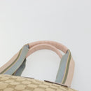 GUCCI GG Canvas Sherry Line Hand Bag Beige Gold 131230 Auth BA12928-8