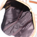 BURBERRY Nova Check Shoulder Bag Canvas Beige Gold Auth BA12930-18