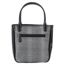 BALENCIAGA Hand Bag Canvas Gray Silver Auth BA12932-2