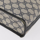 GUCCI GG Supreme Draagtas PVC Marinegoud Auth BA12940-9