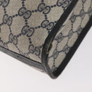 GUCCI GG Supreme Draagtas PVC Marinegoud Auth BA12940-17
