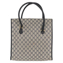 GUCCI GG Supreme Draagtas PVC Marinegoud Auth BA12940-2