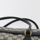 GUCCI GG Supreme Draagtas PVC Marinegoud Auth BA12940-14
