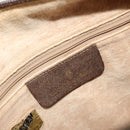 GUCCI GG Supreme Web Sherry Line Bag PVC Beige Gold 40 02 006 Auth BA12941-18