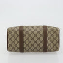 GUCCI GG Supreme Web Sherry Line Bag PVC Beige Gold 40 02 006 Auth BA12941-5