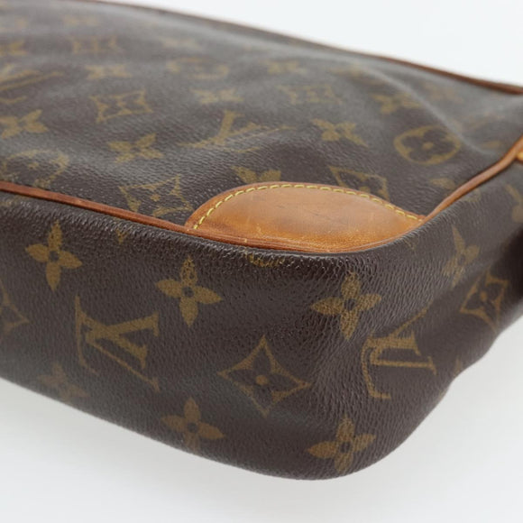 LOUIS VUITTON Monogram Compiegne 28 Clutch Bag M51845 LV Auth BA12944