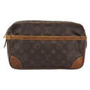 LOUIS VUITTON Monogram Compiegne 28 Clutch Bag M51845 LV Auth BA12944-13
