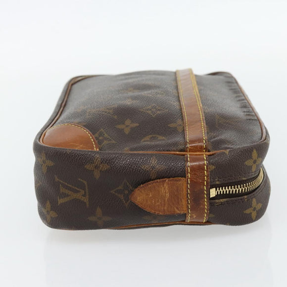 LOUIS VUITTON Monogram Compiegne 28 Clutch Bag M51845 LV Auth BA12944