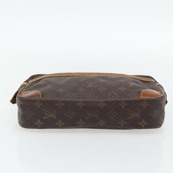 LOUIS VUITTON Monogram Compiegne 28 Clutch Bag M51845 LV Auth BA12944