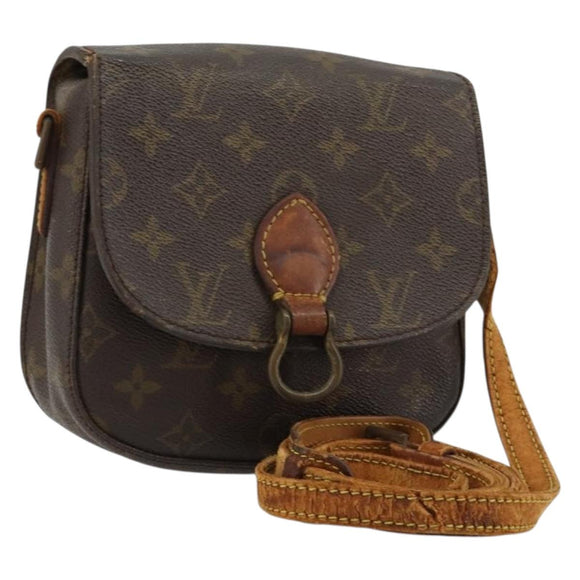 LOUIS VUITTON Monogram Saint Cloud PM Shoulder Bag M51244 LV Auth BA12948