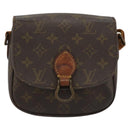 LOUIS VUITTON Monogram Saint Cloud PM Shoulder Bag M51244 LV Auth BA12948-2
