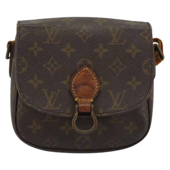 LOUIS VUITTON Monogram Saint Cloud PM Shoulder Bag M51244 LV Auth BA12948
