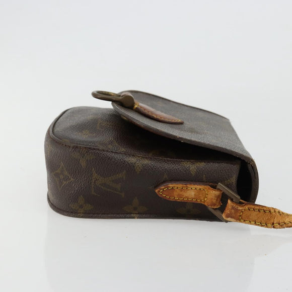 LOUIS VUITTON Monogram Saint Cloud PM Shoulder Bag M51244 LV Auth BA12948