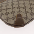 GUCCI GG Supreme Web Sherry Line Bag PVC Beige Gold 904 02 026 Auth BA12949-9