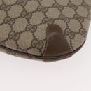 GUCCI GG Supreme Web Sherry Line Bag PVC Beige Gold 904 02 026 Auth BA12949-14
