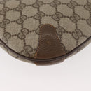 GUCCI GG Supreme Web Sherry Line Bag PVC Beige Gold 904 02 026 Auth BA12949-15