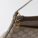 GUCCI GG Supreme Web Sherry Line Bag PVC Beige Gold 904 02 026 Auth BA12949-18