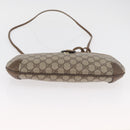 GUCCI GG Supreme Web Sherry Line Bag PVC Beige Gold 904 02 026 Auth BA12949-5