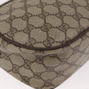 GUCCI GG Supreme Web Sherry Line Bag PVC Beige Gold 89 02 032 Auth BA12950-12