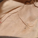 GUCCI GG Supreme Web Sherry Line Bag PVC Beige Gold 89 02 032 Auth BA12950-17