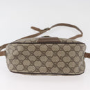 GUCCI GG Supreme Web Sherry Line Bag PVC Beige Gold 89 02 032 Auth BA12950-9