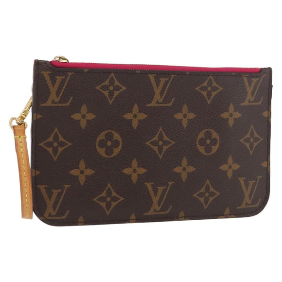 LOUIS VUITTON Monogram Neverfull PM Clutchje LV Auth BA12952