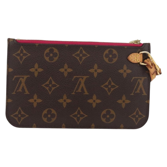 LOUIS VUITTON Monogram Neverfull PM Clutchje LV Auth BA12952