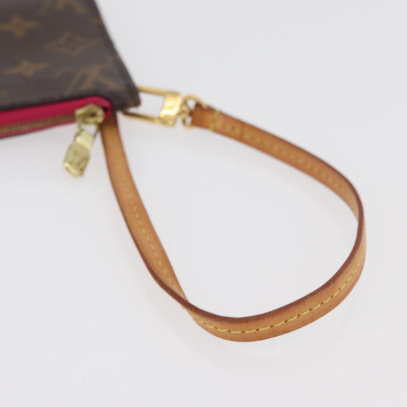 LOUIS VUITTON Monogram Neverfull PM Clutchje LV Auth BA12952