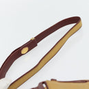 CARTIER Must Line Shoulder Bag Leather Yellow Gold Auth BA12956-8