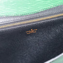 LOUIS VUITTON Epi Montaigne 27 Clutch Bag Green M52654 LV Auth BA12957-8