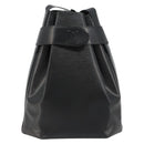 LOUIS VUITTON Epi Sac Depaule GM Shoulder Bag Black M80155 LV Auth BA12958-13