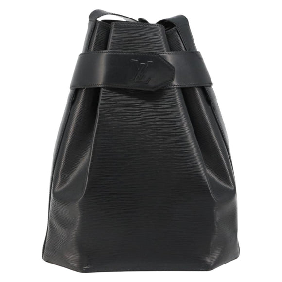 LOUIS VUITTON Epi Sac Depaule GM Shoulder Bag Black M80155 LV Auth BA12958
