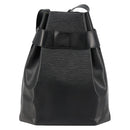 LOUIS VUITTON Epi Sac Depaule GM Shoulder Bag Black M80155 LV Auth BA12958-2