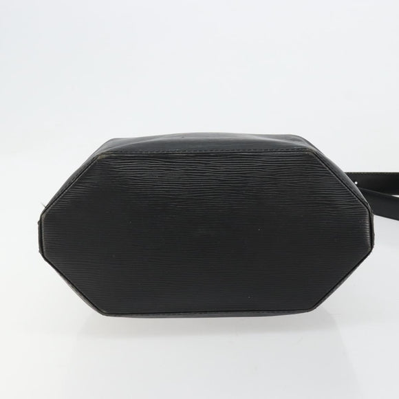 LOUIS VUITTON Epi Sac Depaule GM Shoulder Bag Black M80155 LV Auth BA12958